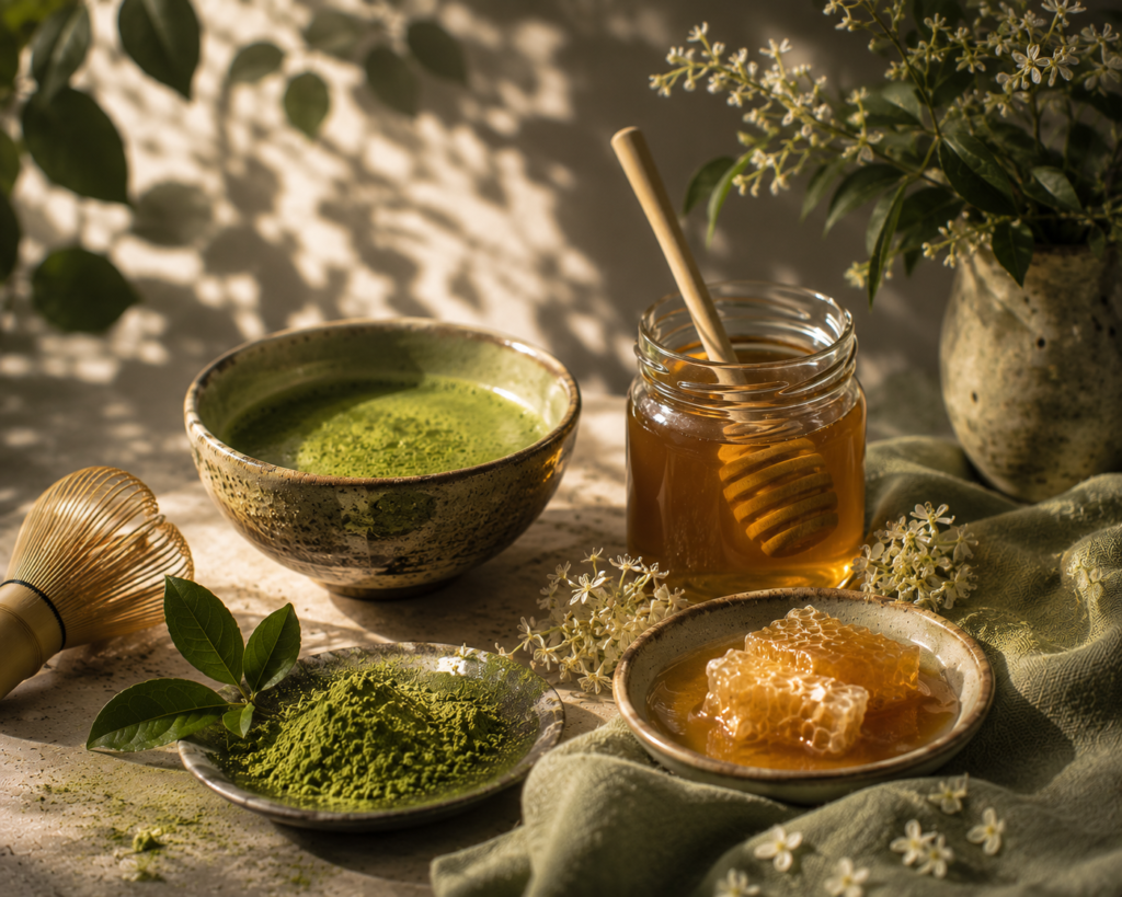 Kompozycja Matcha Tea & Wild Honey
